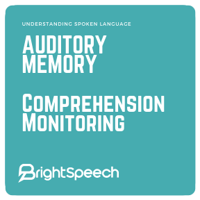 Understanding Spoken Language - Auditory Memory - Comprehension Monitoring - Simon Says (Activity 3)