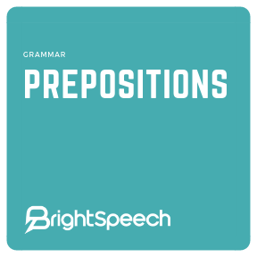 Grammar - Prepositions - 